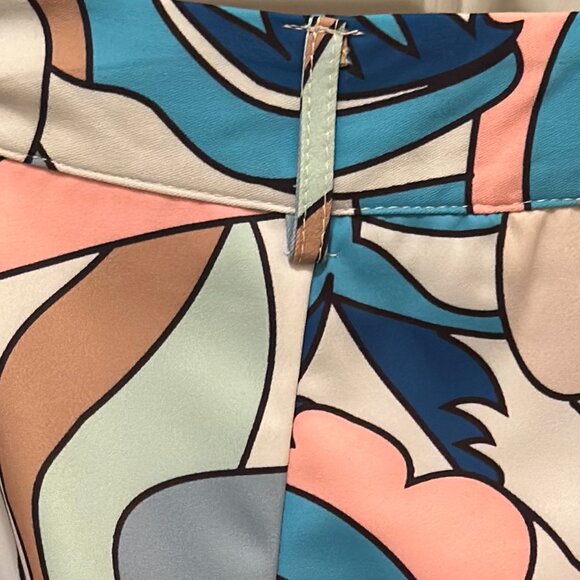 Abstract Multicolor Blazer & Pants Set - Picture 7 of 10